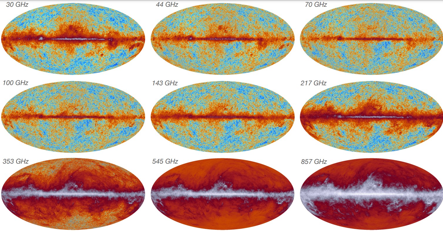 The 2018 Planck maps in Intensity, from 30 to 857 GHz [July 2018]