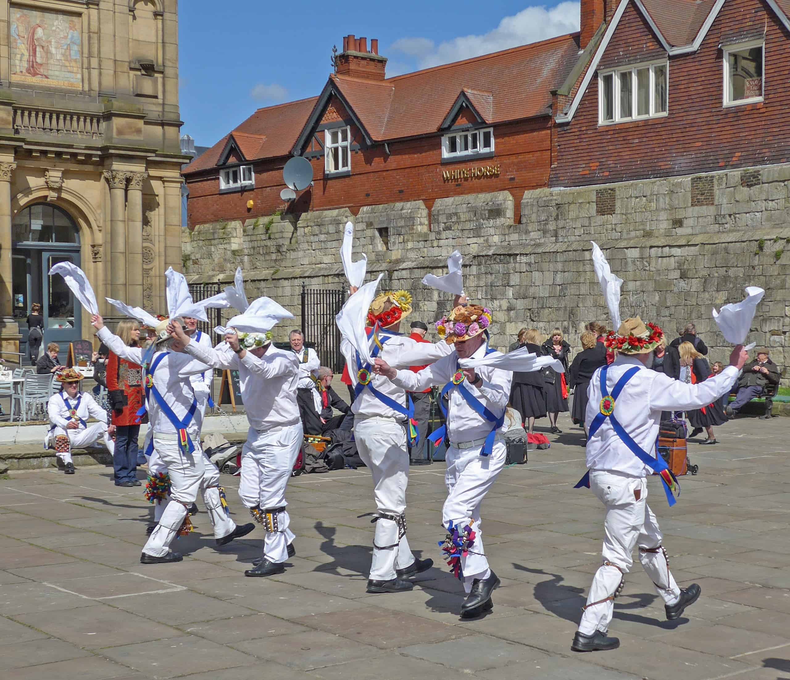 Morris dancers in the UK