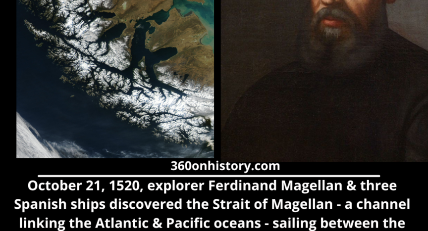 Magellan Discovers His Strait On October 21 1520   Magellan 864x467 