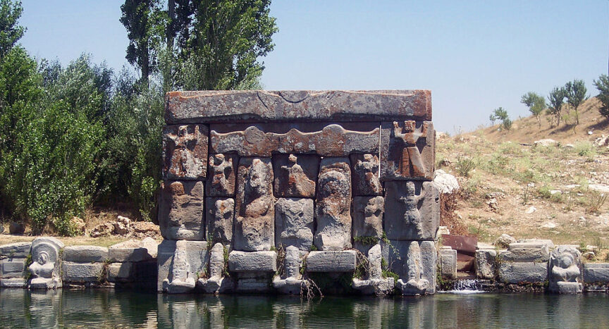 Monument over a spring at Eflatun Pinar