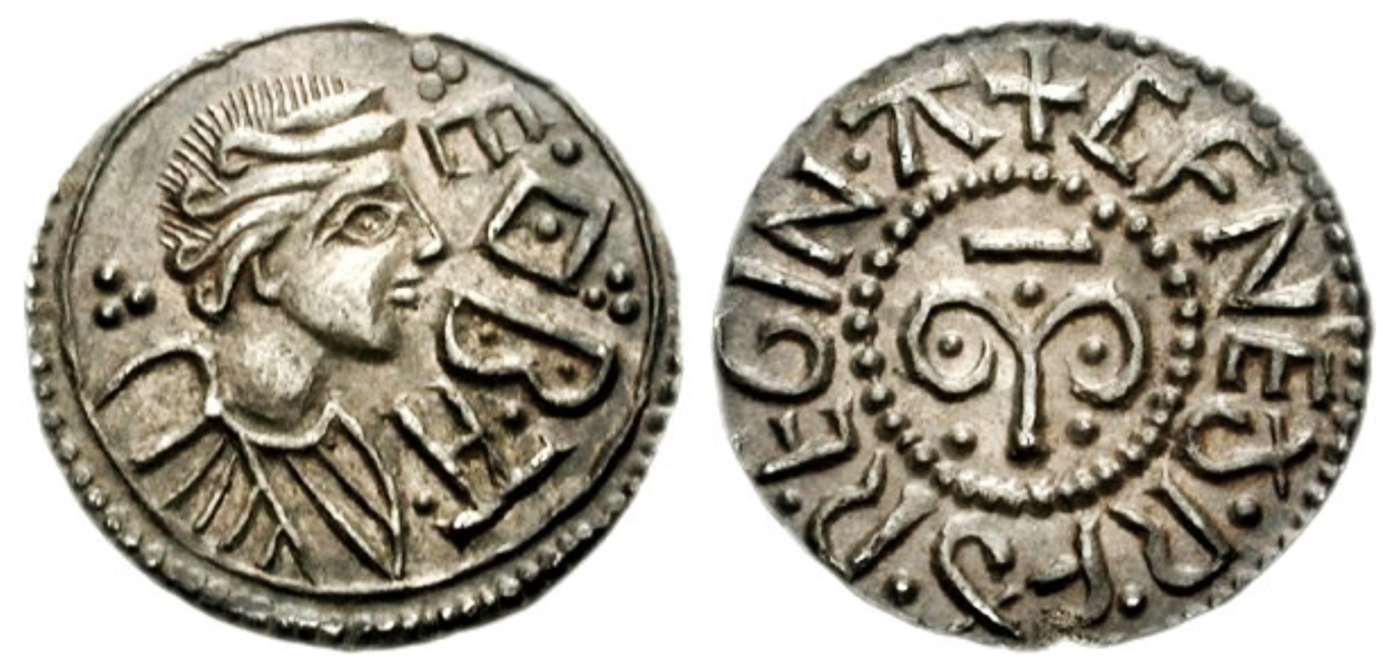 Penny of Cynethryth, wife of king Offa